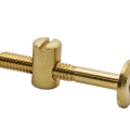 Brass Parts Copper Steel Hexa Slotted Combination Screw